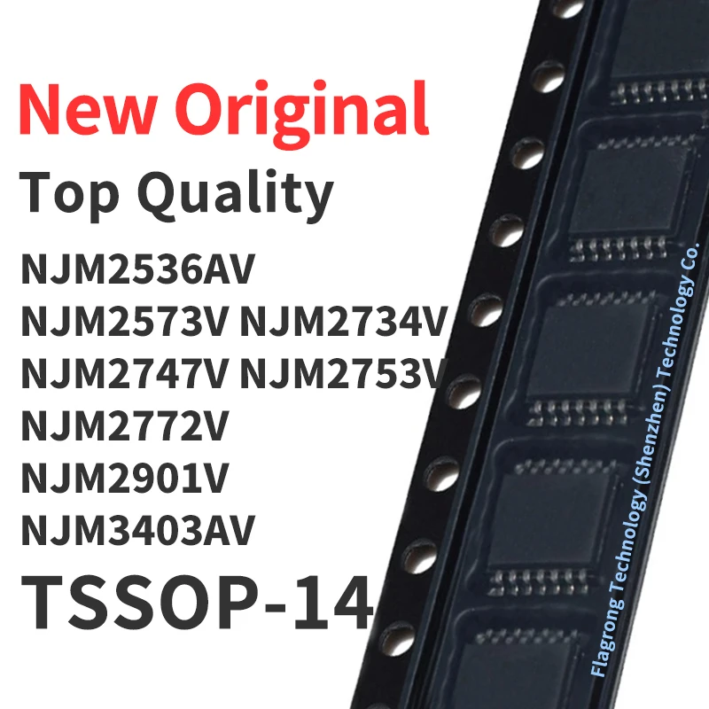 10 шт., NJM2536AV NJM2573V NJM2734V NJM2747V NJM2753V NJM2772V NJM2901V NJM3403AV, электронная микросхема, новый оригинал
10 шт., NJM2536AV NJM2573V NJM2734V NJM2747V NJM2753V NJM2772V NJM2901V NJM3403AV, электронная микросхема, новый оригинал