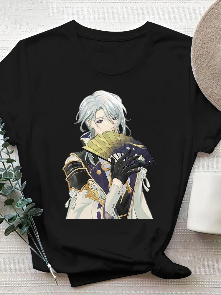 Genshin Impact Short Sleeve T-shirts for Women Harajuku Kawaii Ulzzang T Shirt Streetwear Chinese Aesthetic Y2k Clothes Tops Tee
Genshin Impact Short Sleeve T-shirts for Women Harajuku Kawaii Ulzzang T Shirt Streetwear Chinese Aesthetic Y2k Clothes Tops Tee