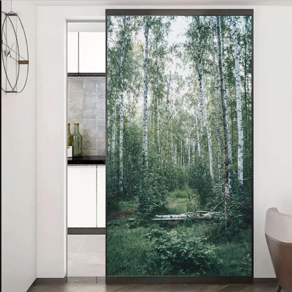 Privacy Window Film Decoration Green Forest Frosted Glass Stickers Glue-Free Static Glass Sun Blocking Window Tint Film
Privacy Window Film Decoration Green Forest Frosted Glass Stickers Glue-Free Static Glass Sun Blocking Window Tint Film