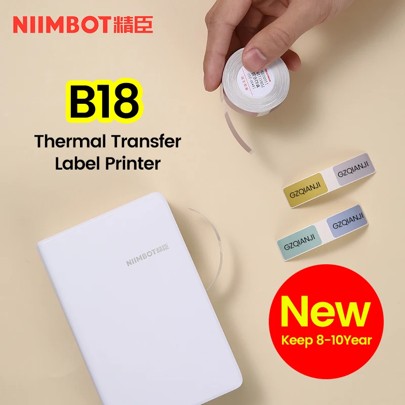 Niimbot D11 B21 B18 Мини-принтер для этикеток Термотрансферный принтер Портативный карманный производитель наклеек для мобильных телефонов
Niimbot D11 B21 B18 Мини-принтер для этикеток Термотрансферный принтер Портативный карманный производитель наклеек для мобильных телефонов