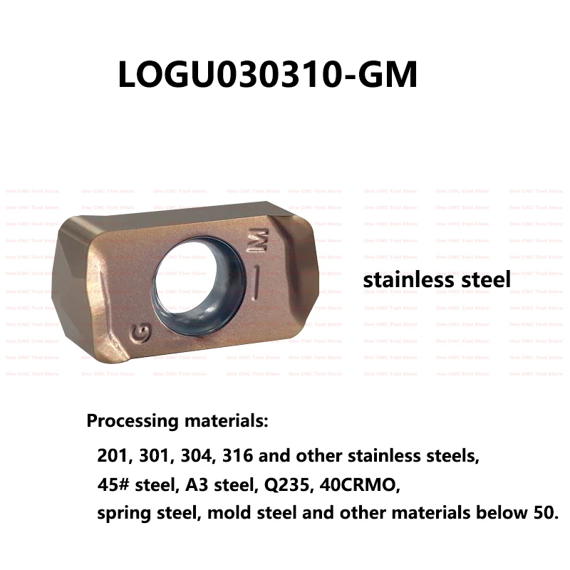 LOGU030310ER-GM Высокопроизводительные твердосплавные вставки с быстрой подачей LOGU030310 ER 10 шт./кор. ЛОГОТИП с ЧПУ 030310
LOGU030310ER-GM Высокопроизводительные твердосплавные вставки с быстрой подачей LOGU030310 ER 10 шт./кор. ЛОГОТИП с ЧПУ 030310