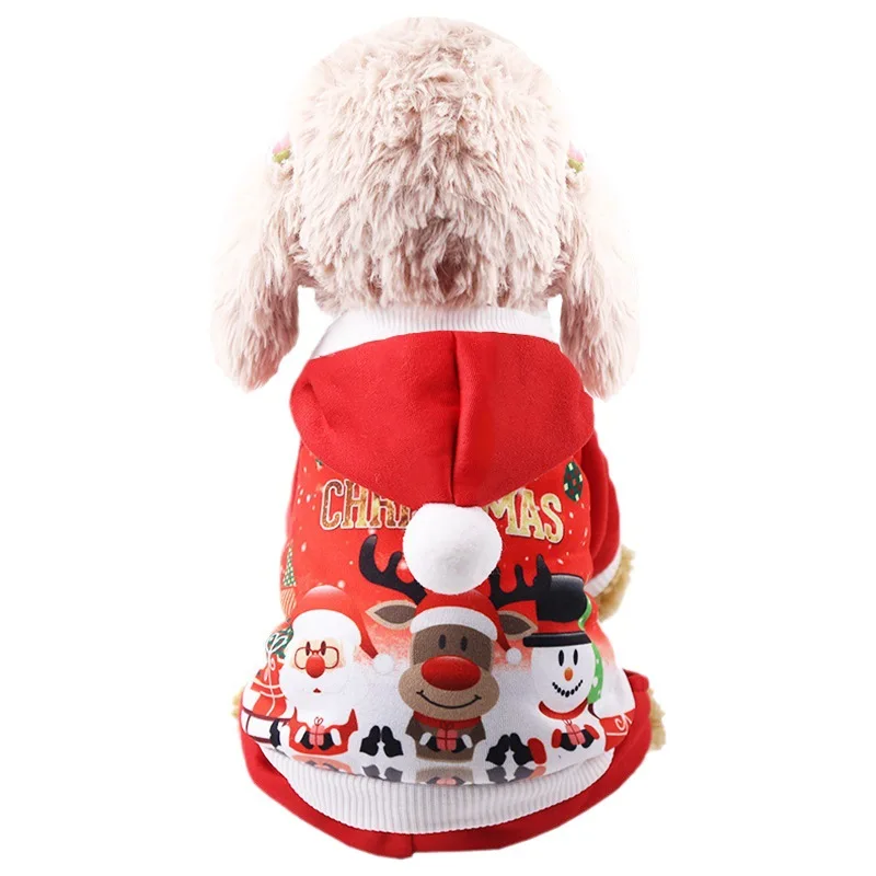 Four-legged Christmas fleece cat dog pet Teddy bear fighting clothes in autumn and winter
Four-legged Christmas fleece cat dog pet Teddy bear fighting clothes in autumn and winter