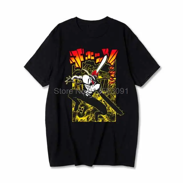 Chainsaw Man Warrior Denji T Shirt Men's Cotton Printed T-shirt Novelty Tshirt Short Sleeve Anime Hunter Devil Tees Tops Gift
Chainsaw Man Warrior Denji T Shirt Men's Cotton Printed T-shirt Novelty Tshirt Short Sleeve Anime Hunter Devil Tees Tops Gift