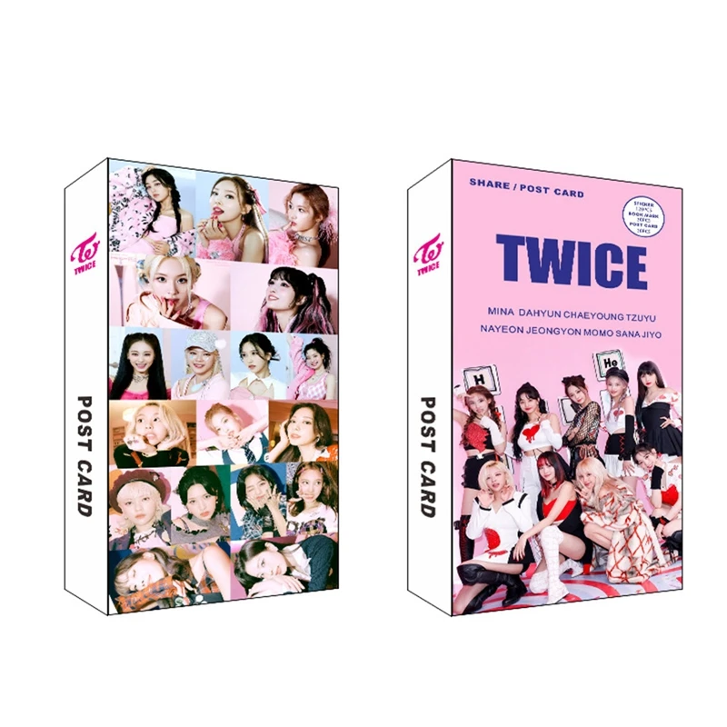 120PCS/Set Kpop TWICE New Album Lomo Card Post Cards Photocard HD Printed Fans Collection Postcards Stickers Stationery Set
120PCS/Set Kpop TWICE New Album Lomo Card Post Cards Photocard HD Printed Fans Collection Postcards Stickers Stationery Set