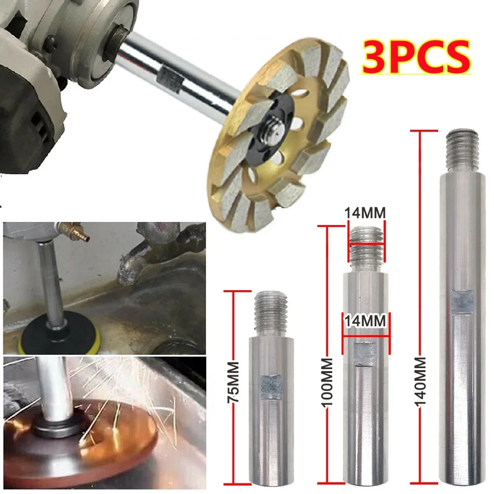 Angle Grinder Bit Extension Shaft 75/80/100mm M10 M14 Connecting Rod For Polishing Pad Grinding Connection Adapter Power Tool
Angle Grinder Bit Extension Shaft 75/80/100mm M10 M14 Connecting Rod For Polishing Pad Grinding Connection Adapter Power Tool