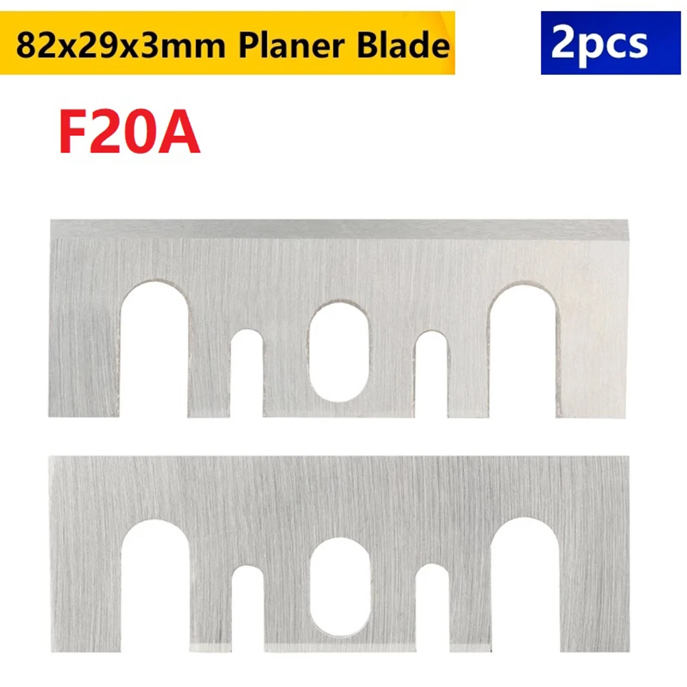 2pcs Electric Planer Blades For F20A Power Tool 82x29x3mm HSS Planer Blades For Cutting Wood Woodworking Machinery Parts
2pcs Electric Planer Blades For F20A Power Tool 82x29x3mm HSS Planer Blades For Cutting Wood Woodworking Machinery Parts