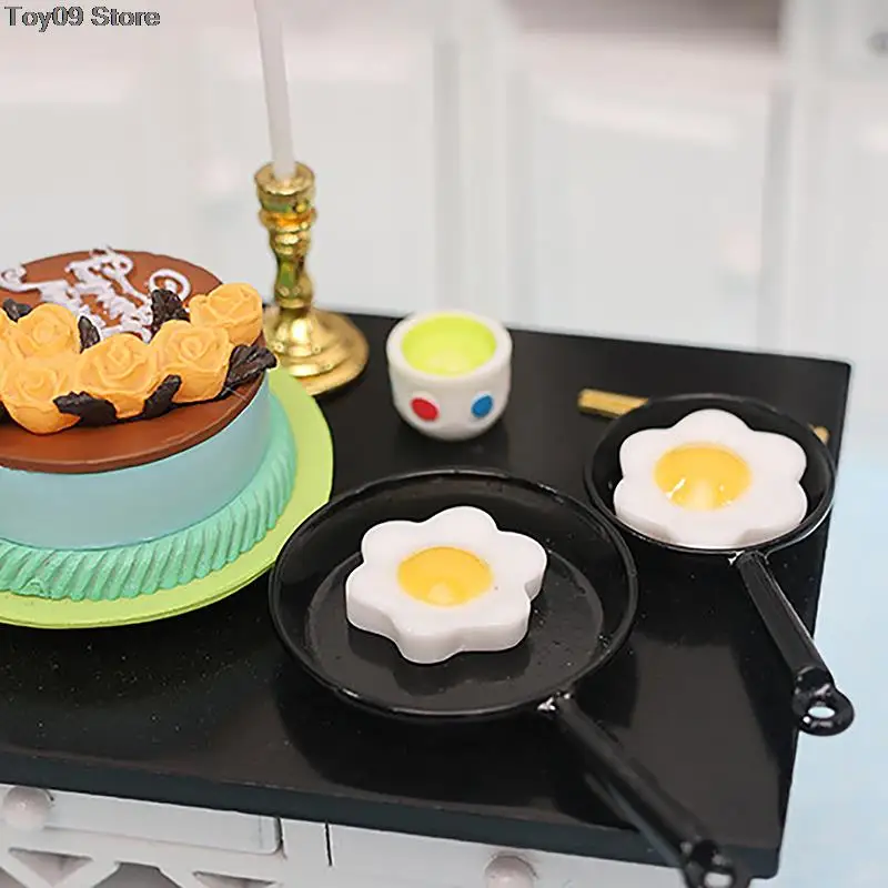 High Quality 1Set 1:12 Dollhouse Miniature Frying Egg Pans for Dolls House Kitchen Accessories Doll House Decor
High Quality 1Set 1:12 Dollhouse Miniature Frying Egg Pans for Dolls House Kitchen Accessories Doll House Decor