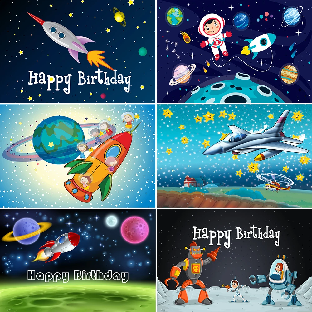 Children Birthday Party DIY Decor Backdrop Outer Space Planet Galaxy Astronaut The Moon Photography Background Photocall Props 
Children Birthday Party DIY Decor Backdrop Outer Space Planet Galaxy Astronaut The Moon Photography Background Photocall Props