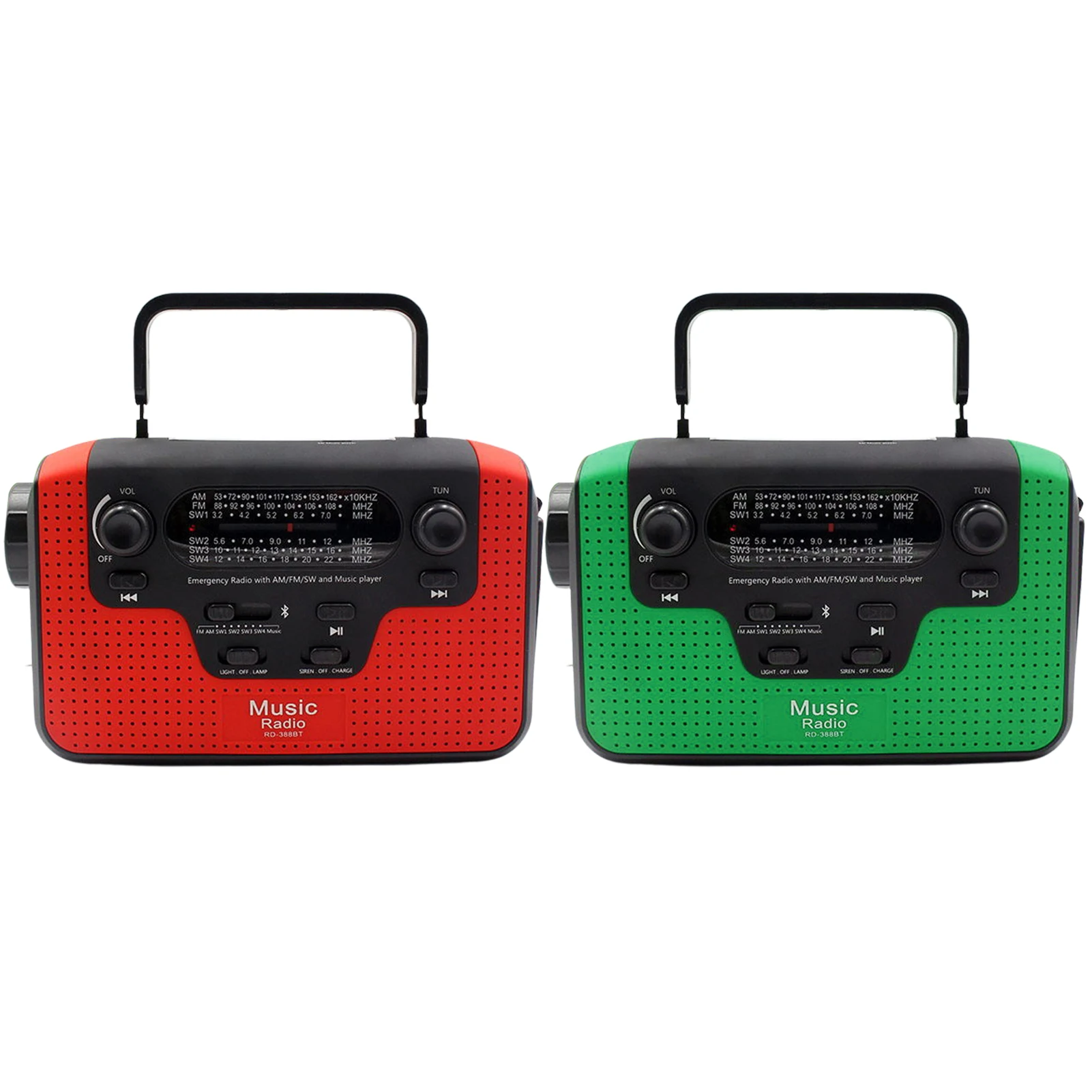 Wireless Weather Radio FM/AM 2200mAh Power Bank For Cell Phone USB Charging Solar Hand Crank 2200mAh Power Bank With Flashlight
Wireless Weather Radio FM/AM 2200mAh Power Bank For Cell Phone USB Charging Solar Hand Crank 2200mAh Power Bank With Flashlight