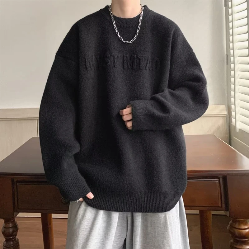 2023 autumn and winter men's thickened three-dimensional letter sweater Harajuku versatile loose men's Korean sweater
2023 autumn and winter men's thickened three-dimensional letter sweater Harajuku versatile loose men's Korean sweater