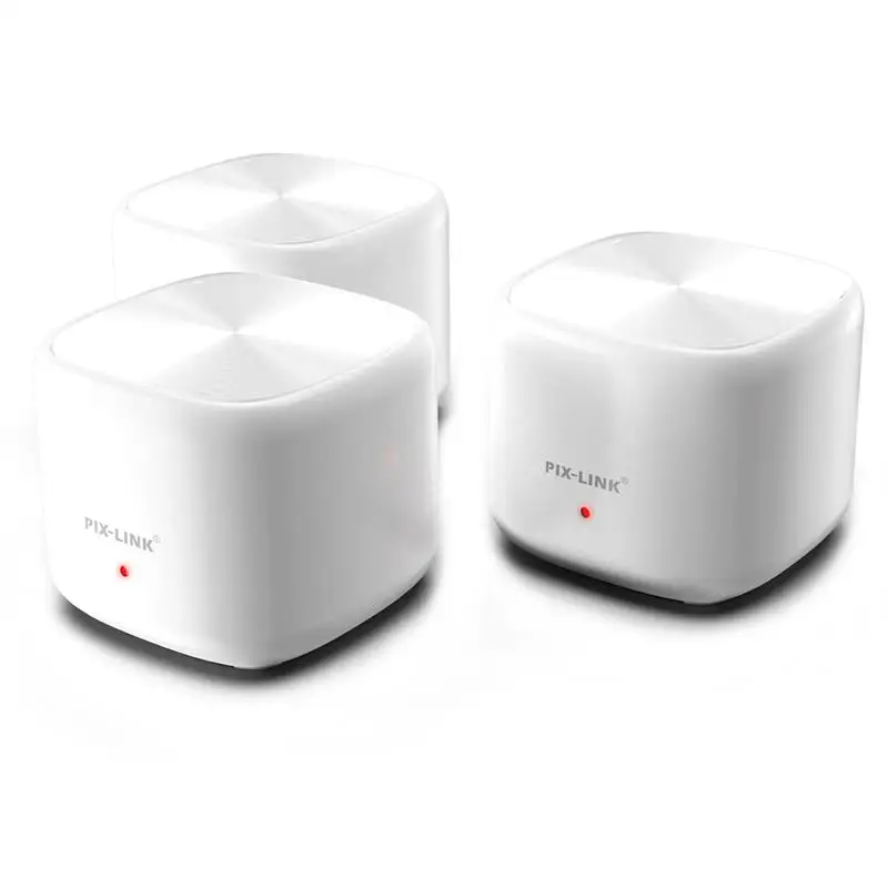 PIX-LINK WMS07 3pack Mesh Technology Dual Band 1800Mbps Wireless MESH Router Gigabit High Intelligent Network WAN/LAN Port
PIX-LINK WMS07 3pack Mesh Technology Dual Band 1800Mbps Wireless MESH Router Gigabit High Intelligent Network WAN/LAN Port