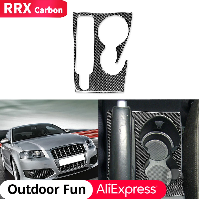 RRX Car Hand Brush Cup Holder Panel Trim Cover Gear Shift Real Carbon Fiber Sticker Car Accessories For Audi A3 S3 8P 2006 2007
RRX Car Hand Brush Cup Holder Panel Trim Cover Gear Shift Real Carbon Fiber Sticker Car Accessories For Audi A3 S3 8P 2006 2007
