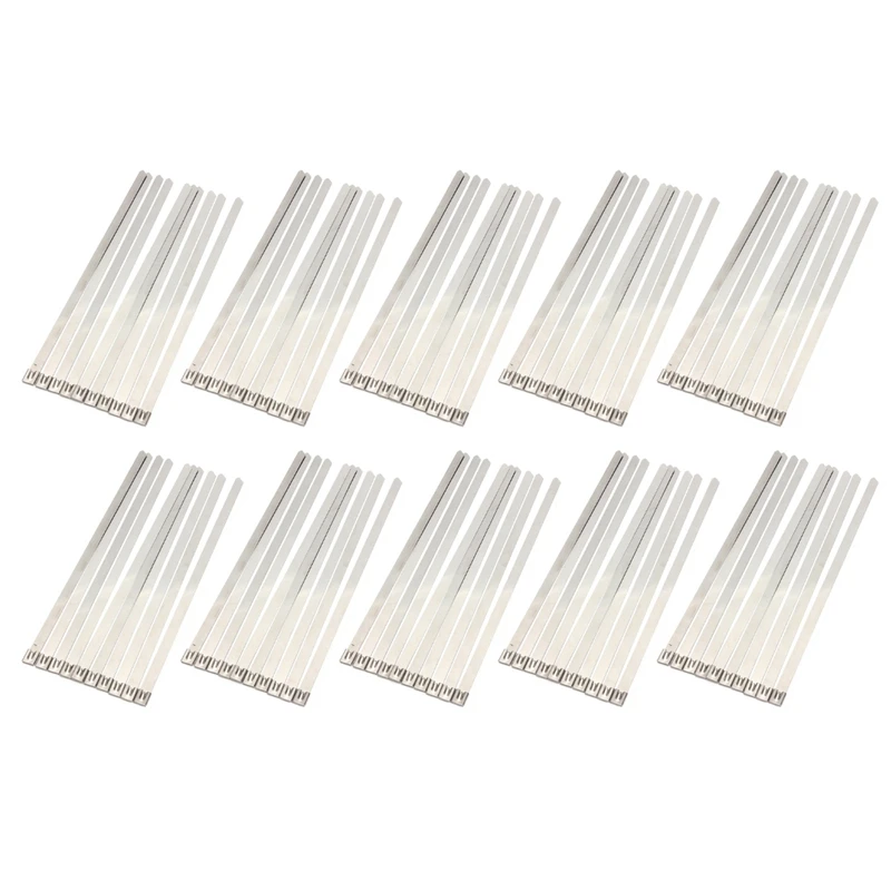 100 Pcs 0.39 Inch X 15.75 Inch Stainless Steel Metal Cable Zip Tie Wrap Exhaust Straps
100 Pcs 0.39 Inch X 15.75 Inch Stainless Steel Metal Cable Zip Tie Wrap Exhaust Straps