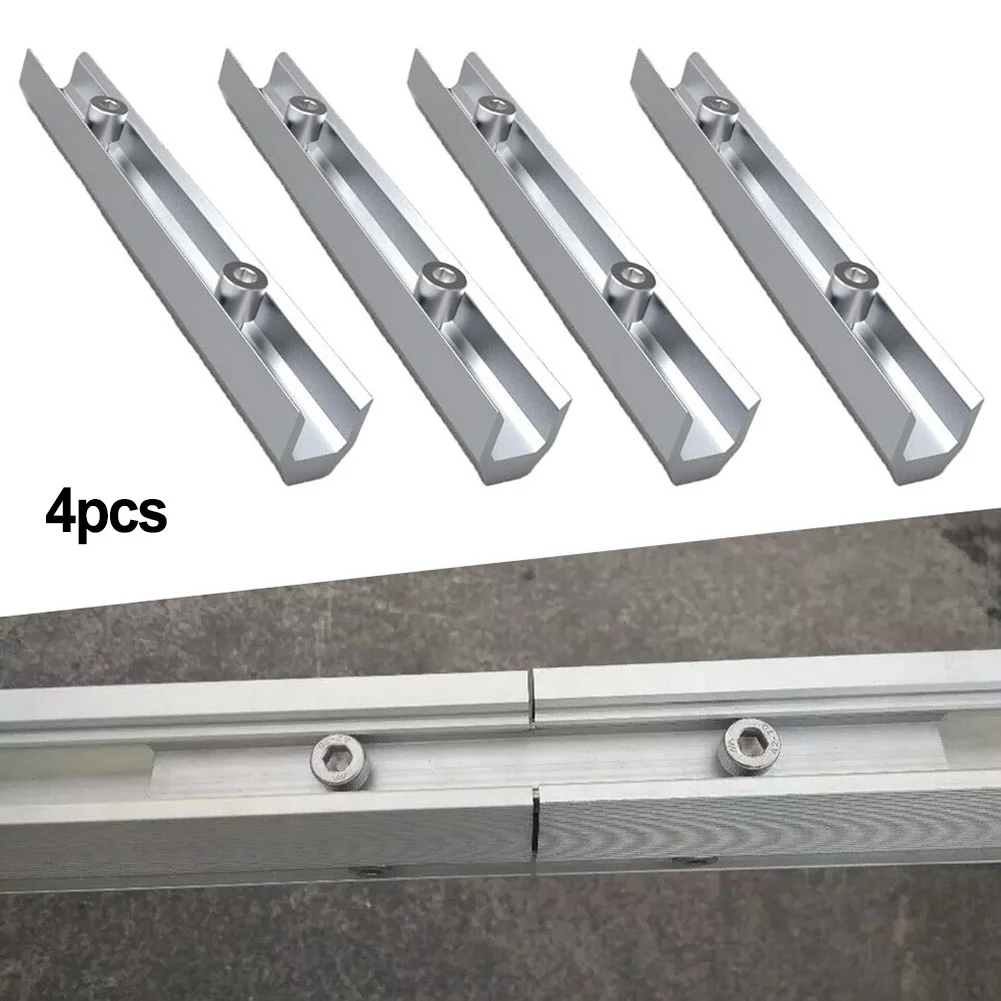 4pcs Profile Connector Kit PV Rail Solar 14cm Aluminum Rail Connector With Screws Flexible Attachment Rail Connector
4pcs Profile Connector Kit PV Rail Solar 14cm Aluminum Rail Connector With Screws Flexible Attachment Rail Connector
