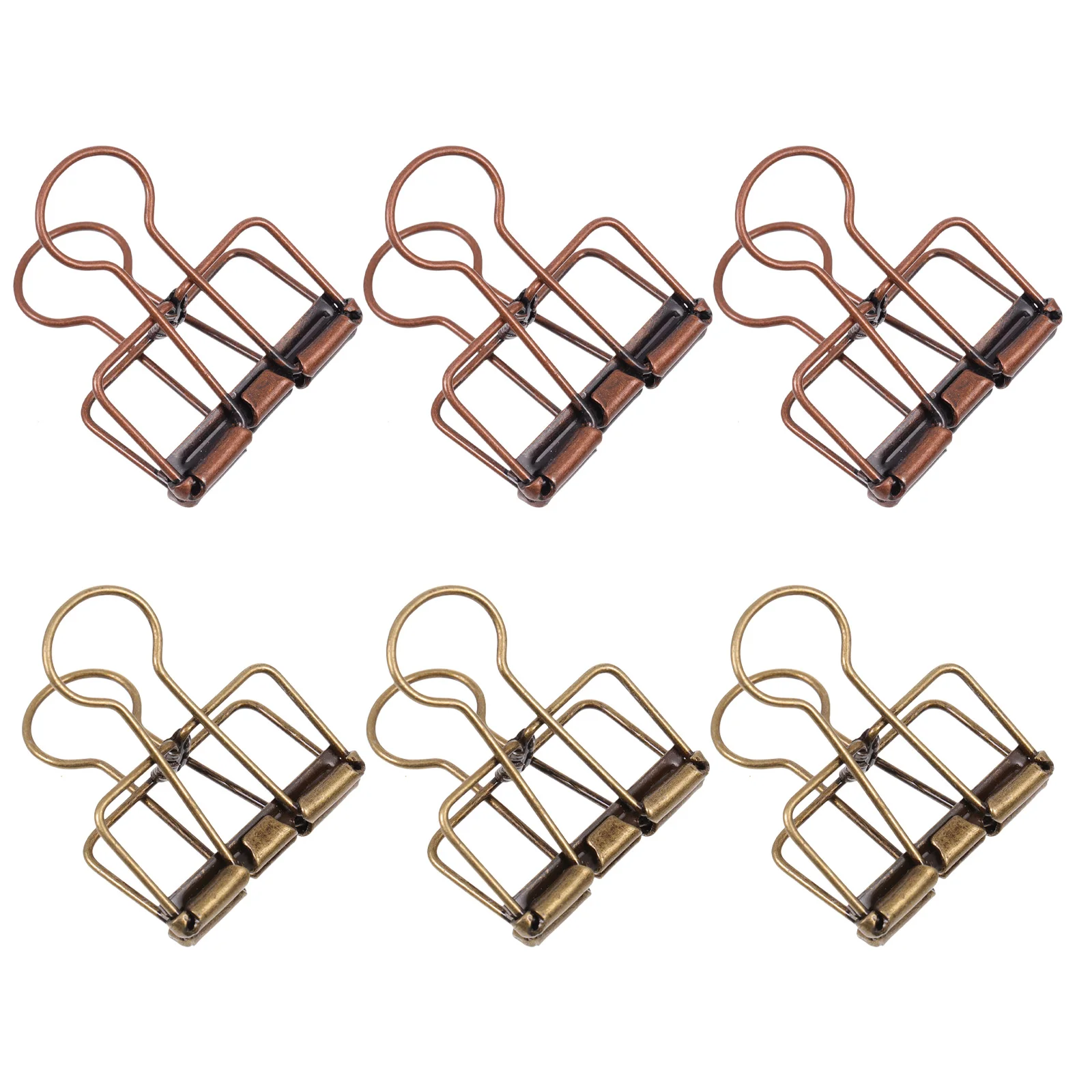

Elliot Folder Office Binder Clips Collection Metal Paper Bill Retro File Clamps Organizing Supplies Folders