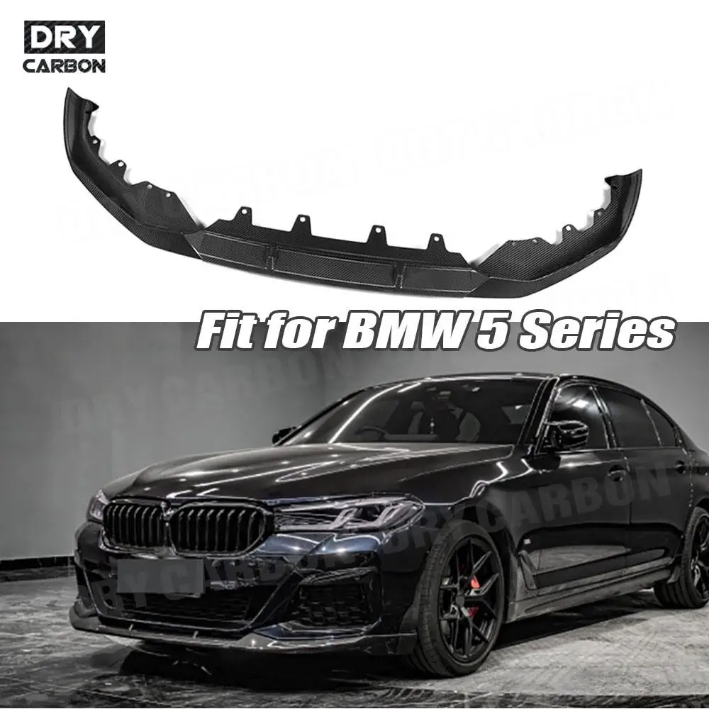 Dry Carbon Fiber Front Bumper Lip Spoiler for BMW 5 Series G30 G38 M Sport 2021+ 3Pcs Bumper Chin Shovel Car Accessories
Dry Carbon Fiber Front Bumper Lip Spoiler for BMW 5 Series G30 G38 M Sport 2021+ 3Pcs Bumper Chin Shovel Car Accessories