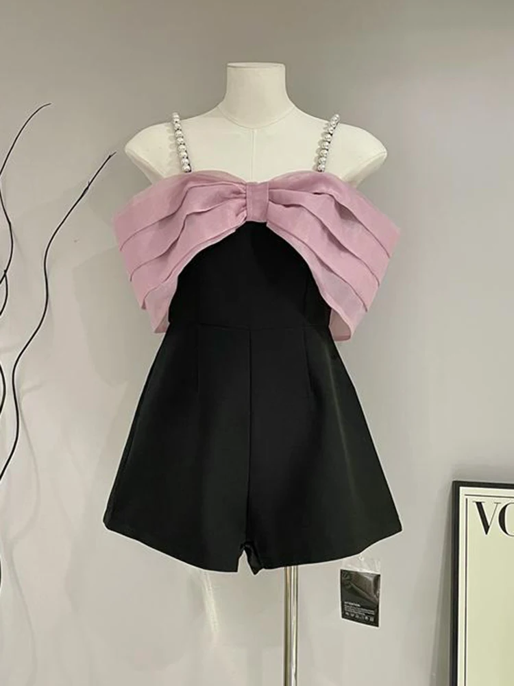 Korean Sweet Women Summer Overalls Juimpsuit For Woman Sleeveless Off Shoulder Wide-leg Loose Small Fragrance Jumpsuit
Korean Sweet Women Summer Overalls Juimpsuit For Woman Sleeveless Off Shoulder Wide-leg Loose Small Fragrance Jumpsuit