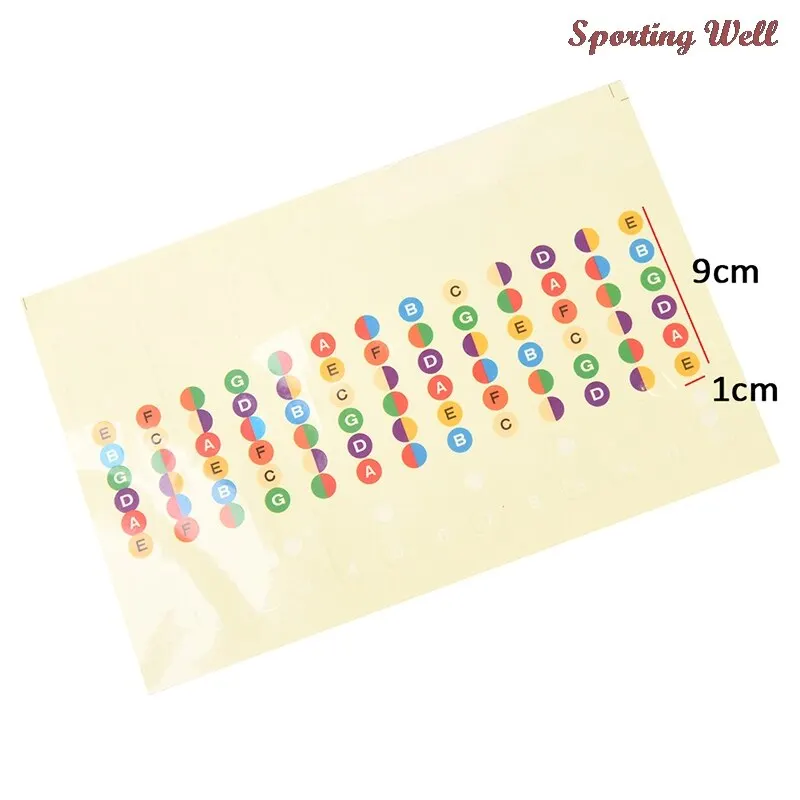 Fretboard Notes Map Labels Sticker Fingerboard Fret Decals For 6 String Guitar 9*1cm
Fretboard Notes Map Labels Sticker Fingerboard Fret Decals For 6 String Guitar 9*1cm
