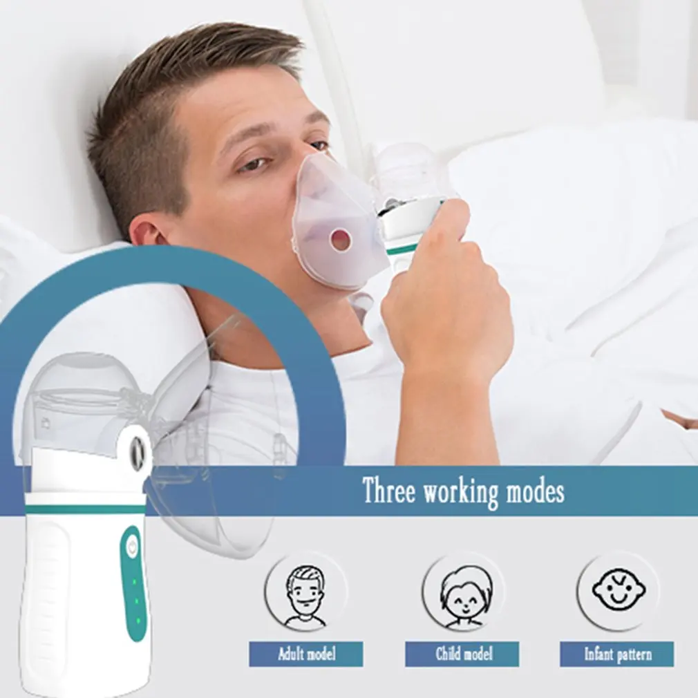 Nebulizer Micro-Mesh Atomization Mini Portable Handheld Atomizer Adult Children's Suitable For Daily Use Home Atomizer
Nebulizer Micro-Mesh Atomization Mini Portable Handheld Atomizer Adult Children's Suitable For Daily Use Home Atomizer