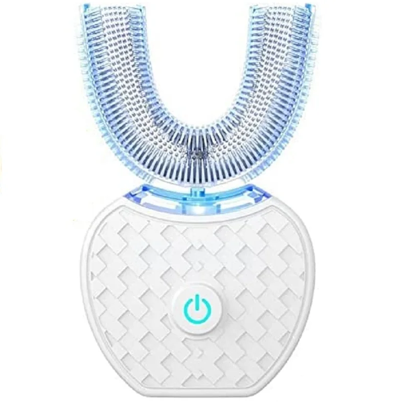 Lazy Sonic Electric Toothbrush U Shape 360 Degree Mouth Cleansing Automatic Toothbrush Cold Blue Light Teeth Whitening Brush
Lazy Sonic Electric Toothbrush U Shape 360 Degree Mouth Cleansing Automatic Toothbrush Cold Blue Light Teeth Whitening Brush