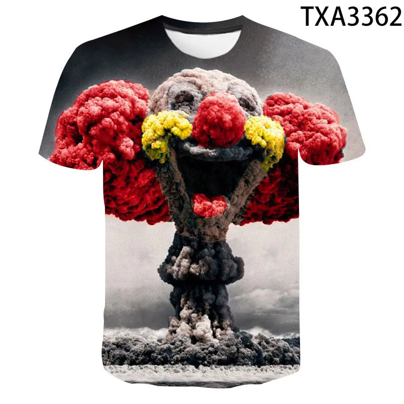 New Summer 3D Printed T Shirts Atomic Bomb Explosion Casual Men Women Children Cool Fashion Short Sleeve Boy Girl Kids Tops
New Summer 3D Printed T Shirts Atomic Bomb Explosion Casual Men Women Children Cool Fashion Short Sleeve Boy Girl Kids Tops
