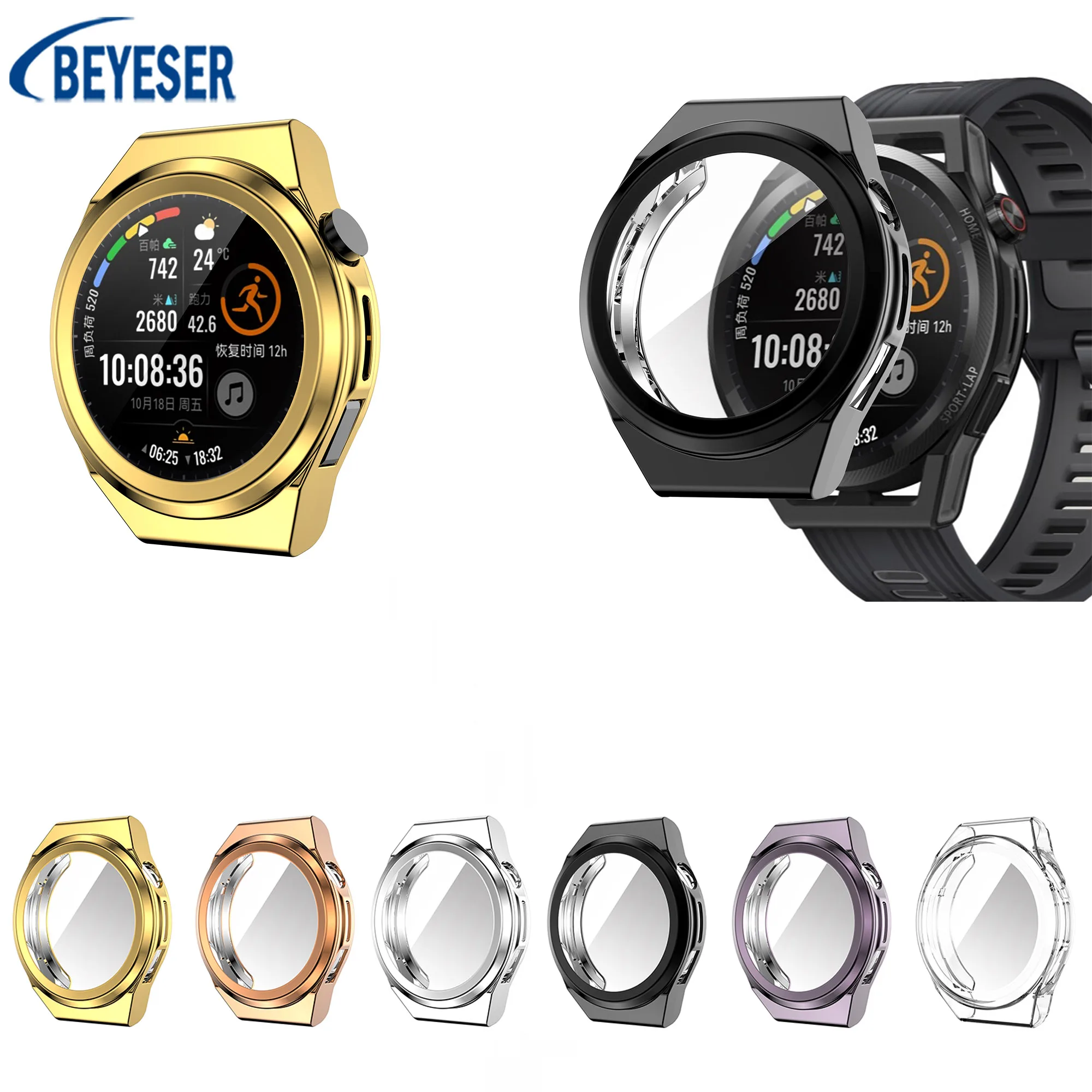 TPU Watch Case For Huawei GT Runner Anti-drop Scratch Resistant All Cover Protective Case Smart Watch Replacement Protect Cover
TPU Watch Case For Huawei GT Runner Anti-drop Scratch Resistant All Cover Protective Case Smart Watch Replacement Protect Cover