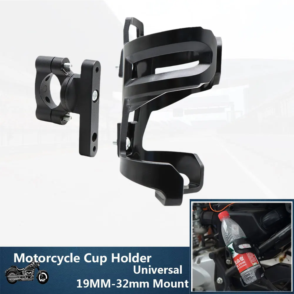 

Cup Holder 19MM-32mm Mount For BMW R1200GS ADV F800GS F700GS CRF1000L Africa Twin CRF1000 Motorcycle Beverage Water Bottle Drink