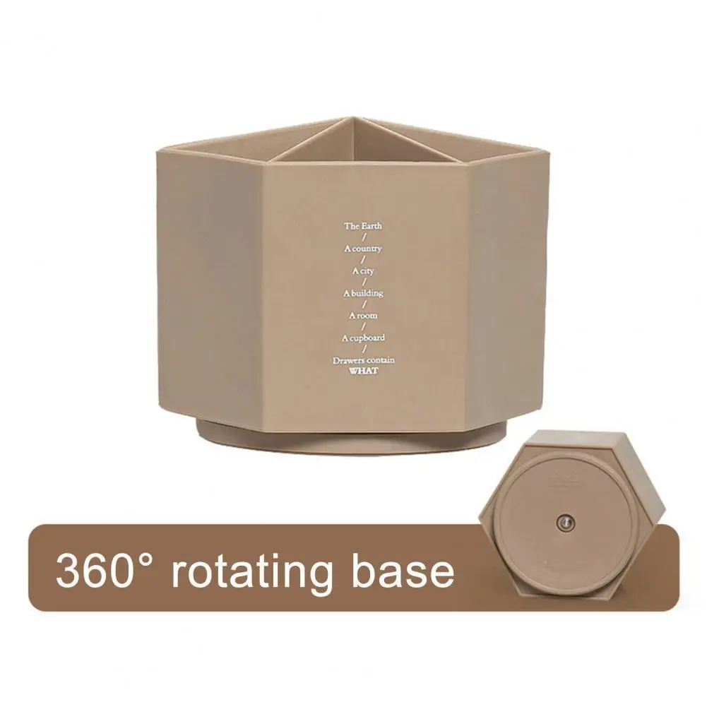 Stationery Reliable Rotatable Base Pencil Organizer Anti-scratch Pen Container Multifunctional for Office
Stationery Reliable Rotatable Base Pencil Organizer Anti-scratch Pen Container Multifunctional for Office