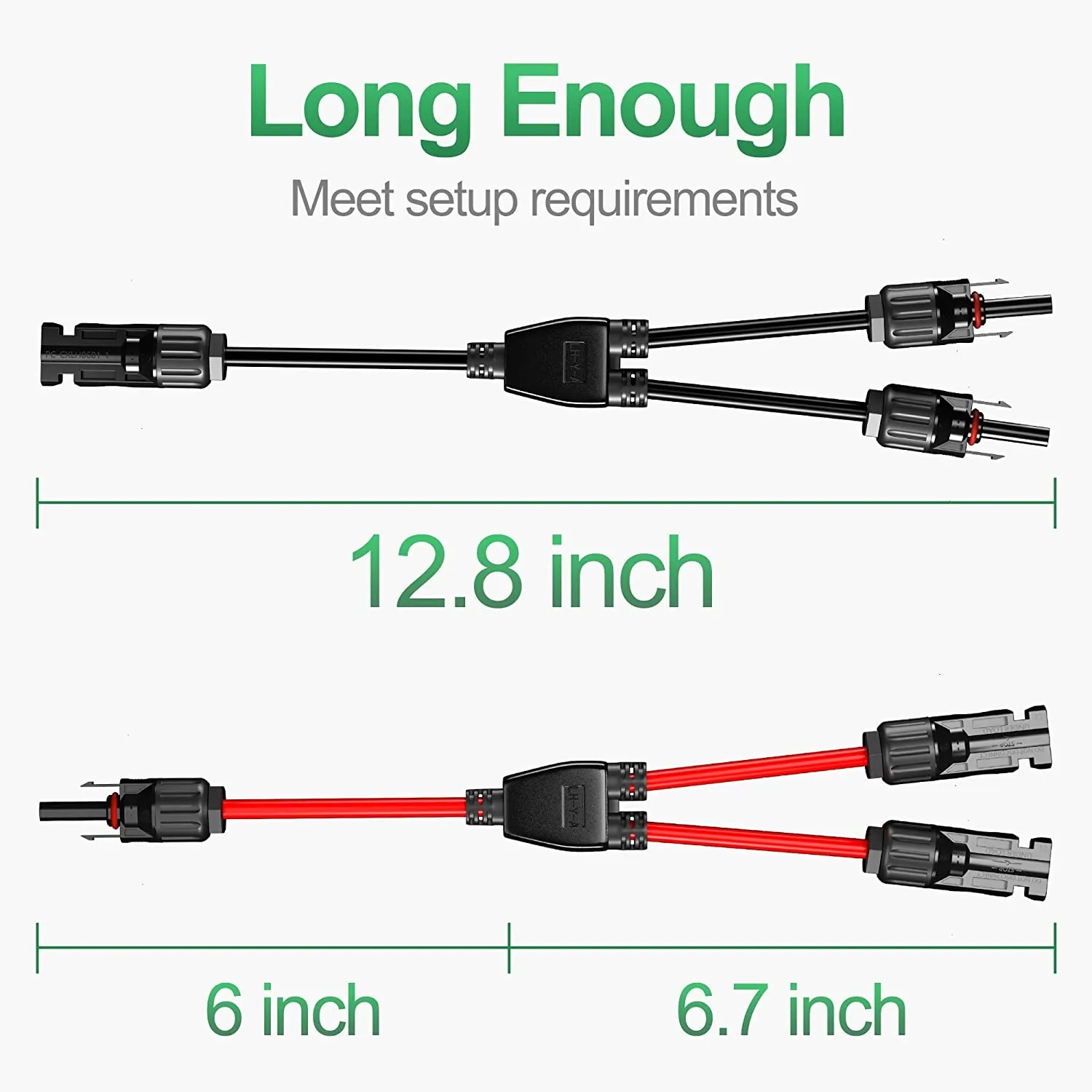 1 Pair Y Branch Solar Panel 30A Cable Connector FFM MMF PV Wire T Splitter Photovoltaic 2pcs Solar Panel Cable Wire Connector
1 Pair Y Branch Solar Panel 30A Cable Connector FFM MMF PV Wire T Splitter Photovoltaic 2pcs Solar Panel Cable Wire Connector