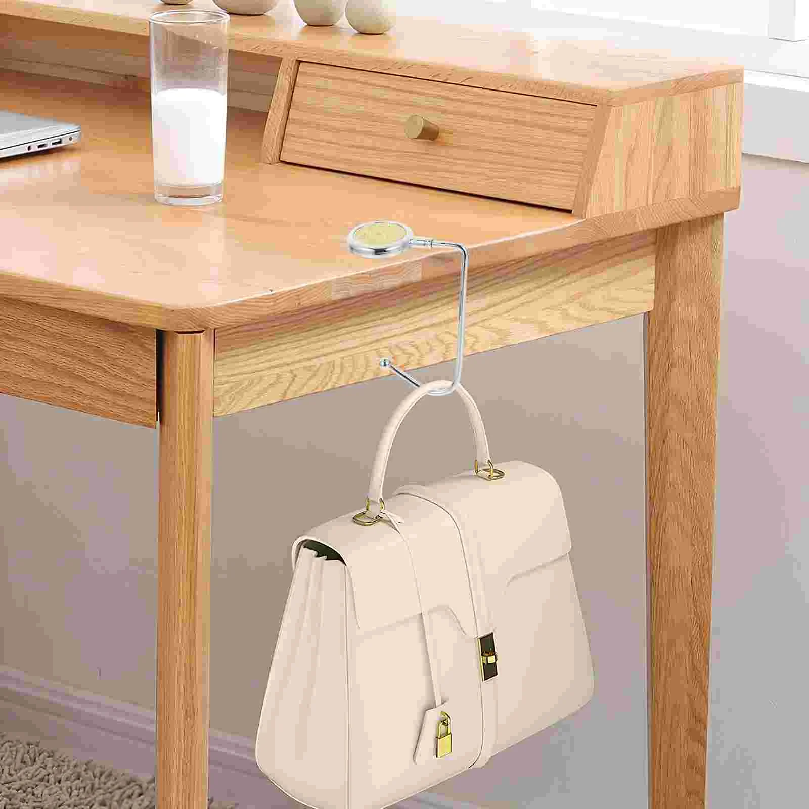 2 Pcs Desktop Holder Backpack Hook Bag Table Tote Rack Purse Schoolbag Handbag Display Home accessories 
2 Pcs Desktop Holder Backpack Hook Bag Table Tote Rack Purse Schoolbag Handbag Display Home accessories