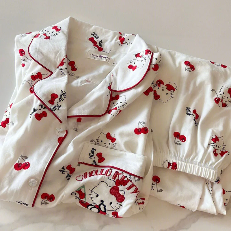 New Kawaii Sanrio Pyjamas My Melody Kuromi Cinnamoroll Pochacco Pompom Purin Lotso Cute Sewn Loungewear Set Girls Birthday Gifts
New Kawaii Sanrio Pyjamas My Melody Kuromi Cinnamoroll Pochacco Pompom Purin Lotso Cute Sewn Loungewear Set Girls Birthday Gifts