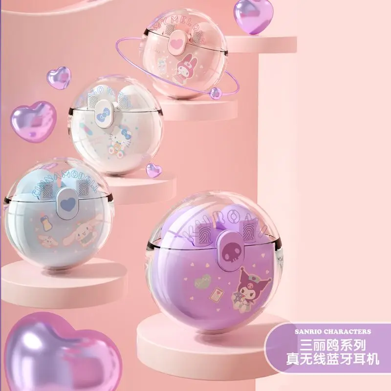 Милая Hello Kitty Kuromi My melody Kawaii прозрачная камера универсальные долговечные шумоподавляющие беспроводные Bluetooth-наушники
Милая Hello Kitty Kuromi My melody Kawaii прозрачная камера универсальные долговечные шумоподавляющие беспроводные Bluetooth-наушники