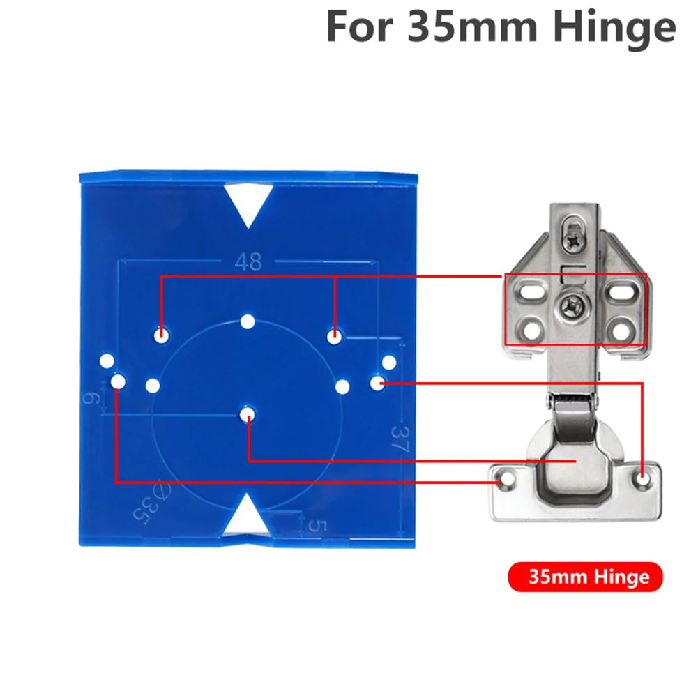 35/40mm Hinge Hole Drilling Locator ABS Hinge Hole Jig Drill Guide Template Jig Cabinets With Punch Drilling Opener Drill Bit
35/40mm Hinge Hole Drilling Locator ABS Hinge Hole Jig Drill Guide Template Jig Cabinets With Punch Drilling Opener Drill Bit