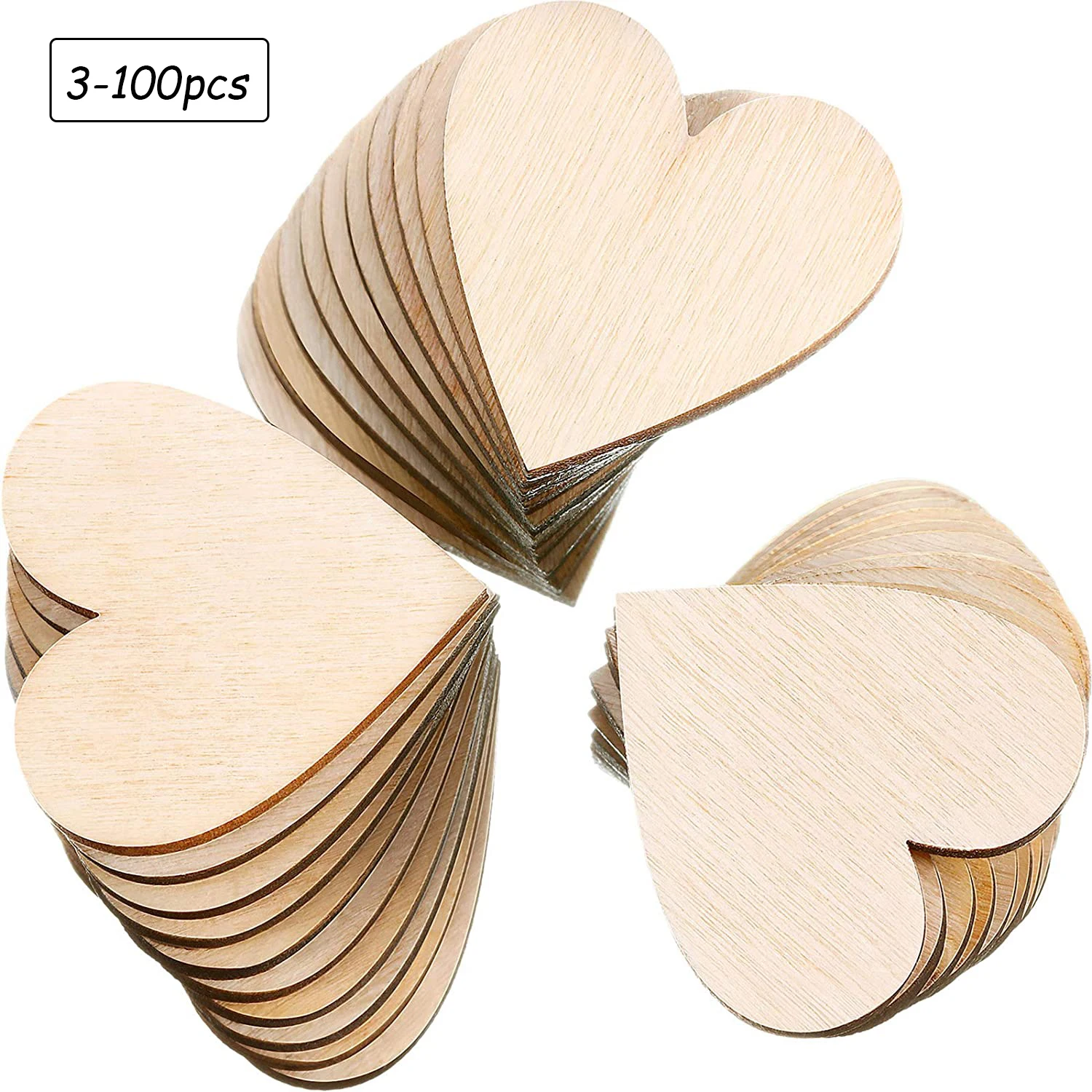 1-10cm Unfinished Wooden Hearts Love Blank Wood Slices DIY Wooden Crafts For Christmas Painting Wedding Ornaments
1-10cm Unfinished Wooden Hearts Love Blank Wood Slices DIY Wooden Crafts For Christmas Painting Wedding Ornaments