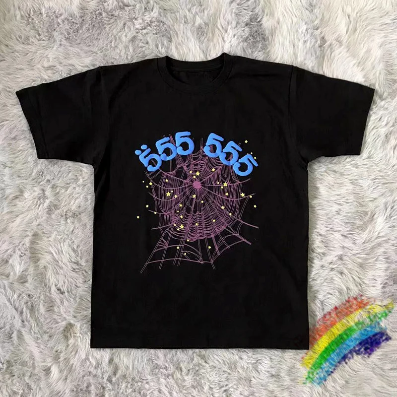 Foaming Printing Sp5der 555555 Angel number T Shirt Men Women 1:1 Best Quality Spider Web Pattern T-shirt Top Tees
Foaming Printing Sp5der 555555 Angel number T Shirt Men Women 1:1 Best Quality Spider Web Pattern T-shirt Top Tees