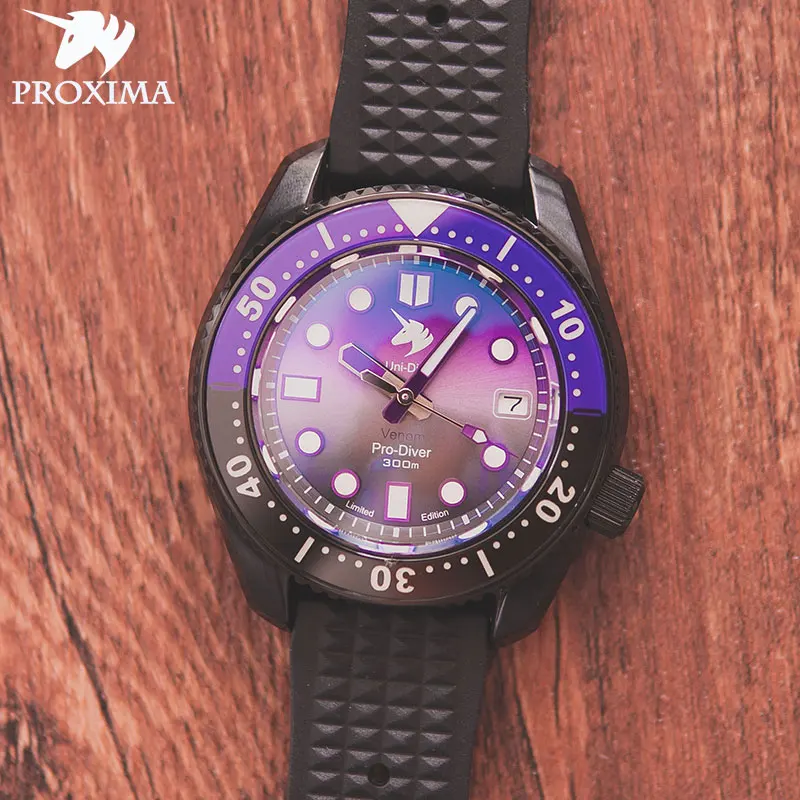 Proxima SBDX001 Business Vintage Mechanical Watch For Men Diver 300M Sapphire Crystal One-piece shell BGW9 Super Luminous Watch
Proxima SBDX001 Business Vintage Mechanical Watch For Men Diver 300M Sapphire Crystal One-piece shell BGW9 Super Luminous Watch