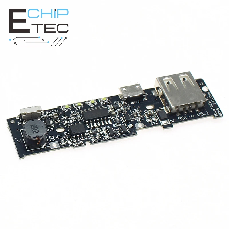 Power Bank Charger Module Power Bank Circuit Board PCB Step Up Boost 18650 Battery Module DIY
Power Bank Charger Module Power Bank Circuit Board PCB Step Up Boost 18650 Battery Module DIY