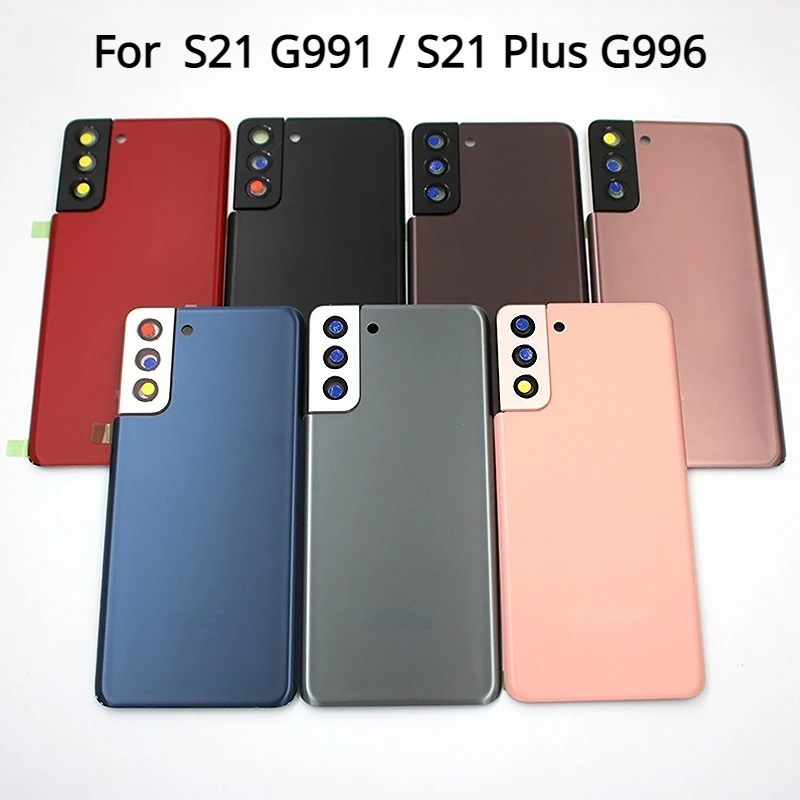 New Back Cover For Samsung Galaxy S21 G991 Battery Cover For Samsung S21 Plus S21+ G996 Rear Door Housing Case with Camera lens
New Back Cover For Samsung Galaxy S21 G991 Battery Cover For Samsung S21 Plus S21+ G996 Rear Door Housing Case with Camera lens