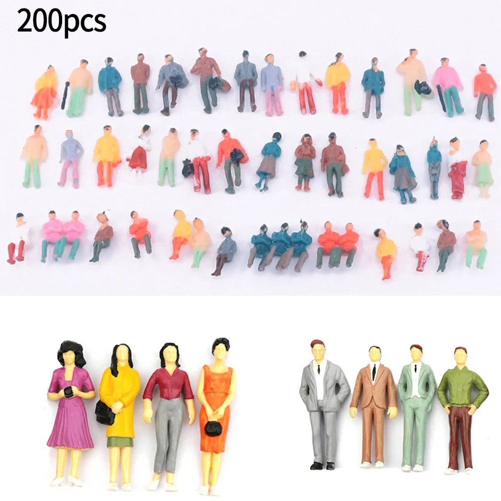 200pcs 1:87 HO Scale Miniature People Model Worker Figurines For Model Train Diorama Scenery DIY Accessories, Assorted
200pcs 1:87 HO Scale Miniature People Model Worker Figurines For Model Train Diorama Scenery DIY Accessories, Assorted