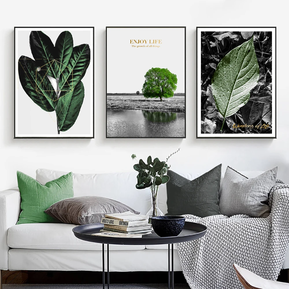Nordic Modern Art Picture Canvas Painting Wall Art Abstract Green Plant Tree Leaves Poster Print For Home Decor Living Room
Nordic Modern Art Picture Canvas Painting Wall Art Abstract Green Plant Tree Leaves Poster Print For Home Decor Living Room