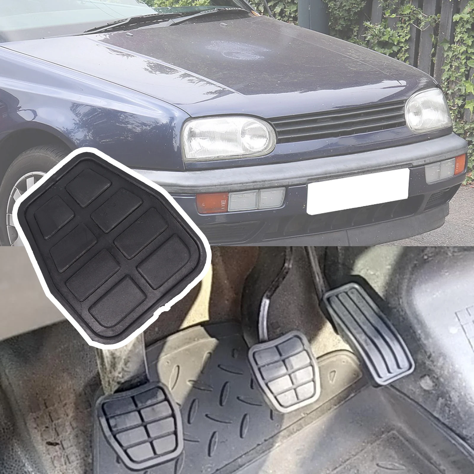 For VW Golf 3 MK3 1H MK2 1983 1984 - 1994 1995 1996 1997 Rubber Brake Clutch Foot Pedal Pad Covers 321721173 7213141 6X0721173A
For VW Golf 3 MK3 1H MK2 1983 1984 - 1994 1995 1996 1997 Rubber Brake Clutch Foot Pedal Pad Covers 321721173 7213141 6X0721173A