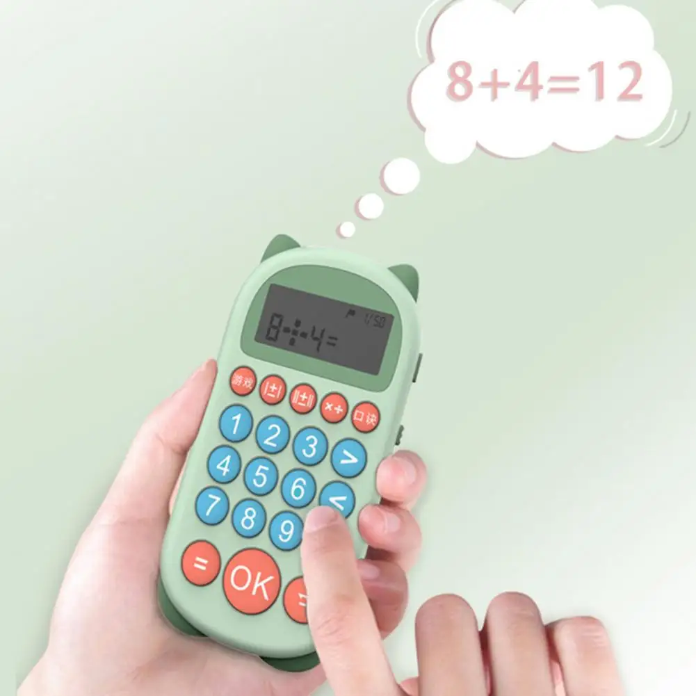 1 Set Calculator Machine Convenient Entertaining Toy Rechargeable for Kids Early Education Machine Oral Calculation Machine
1 Set Calculator Machine Convenient Entertaining Toy Rechargeable for Kids Early Education Machine Oral Calculation Machine