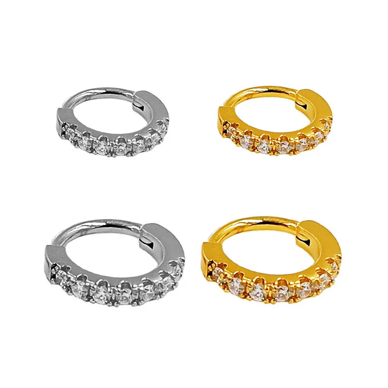 Gold Color Zircon Ear Cuff 14G Surgical Steel Piercing Ear Clip for Women Men Cartilage Earrings Cuff Jewelry
Gold Color Zircon Ear Cuff 14G Surgical Steel Piercing Ear Clip for Women Men Cartilage Earrings Cuff Jewelry