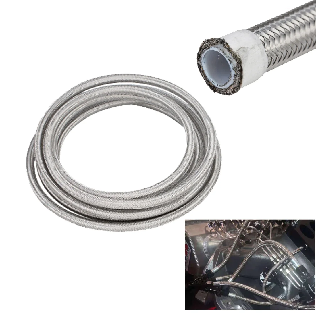 1 м/3 м Плетеный Топливный маслопровод из нержавеющей стали PTFE AN4 AN6 AN8 AN10 AN12 топливный Масляный шланг для масляного радиатора
1 м/3 м Плетеный Топливный маслопровод из нержавеющей стали PTFE AN4 AN6 AN8 AN10 AN12 топливный Масляный шланг для масляного радиатора
