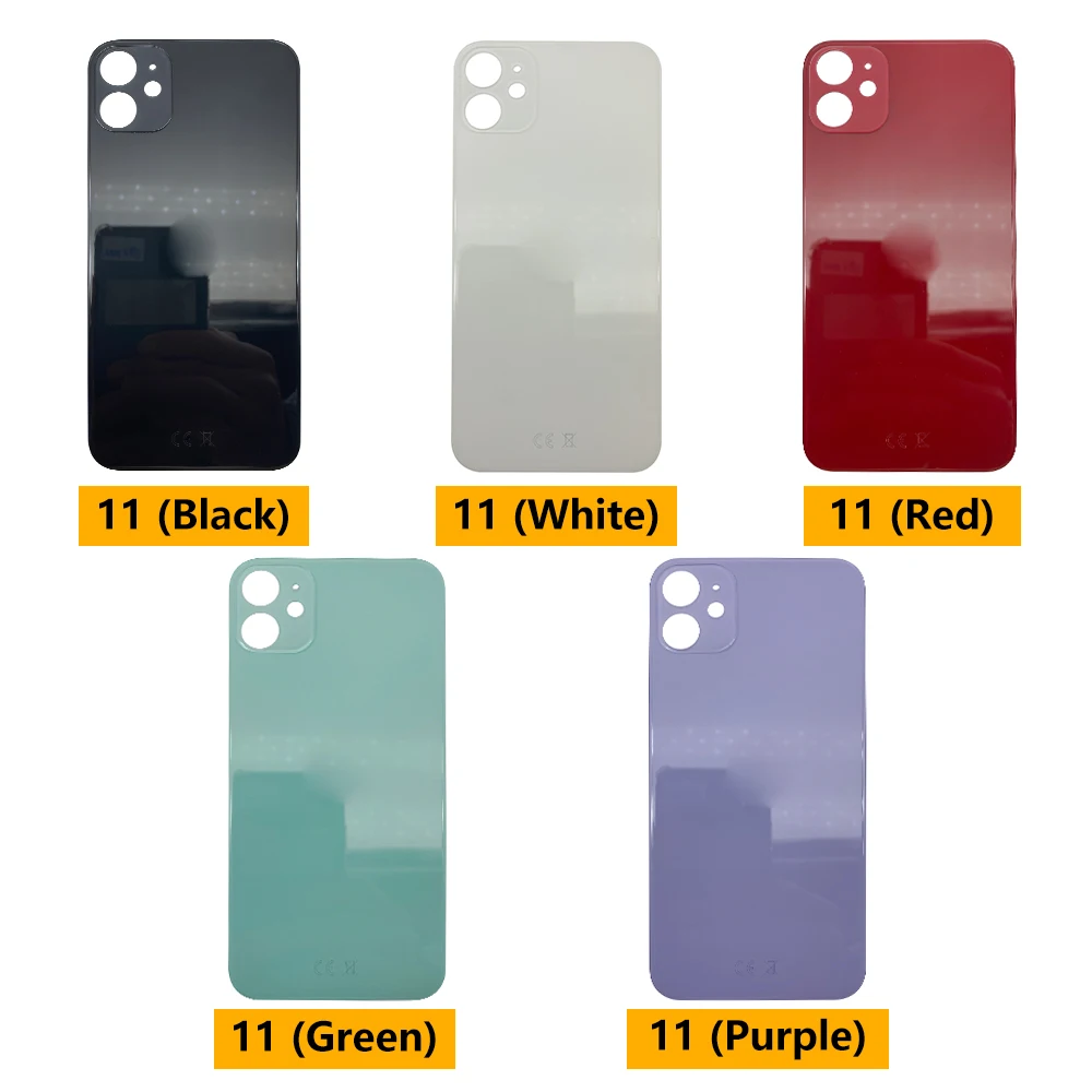 10 шт. для IPhone 11 Plus оригинал для IPhone 11 Pro Max большое отверстие Задняя стеклянная крышка батарейного отсека с CE замена корпуса задней двери
10 шт. для IPhone 11 Plus оригинал для IPhone 11 Pro Max большое отверстие Задняя стеклянная крышка батарейного отсека с CE замена корпуса задней двери