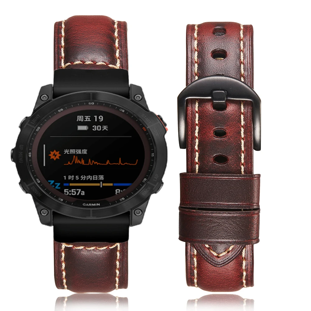 Ремешок Essidi из натуральной кожи для Garmin 7X 6X Pro 5X Plus 3 HR, роскошный браслет для мужских и женских часов Quaitx 3 D2, 26 мм
Ремешок Essidi из натуральной кожи для Garmin 7X 6X Pro 5X Plus 3 HR, роскошный браслет для мужских и женских часов Quaitx 3 D2, 26 мм