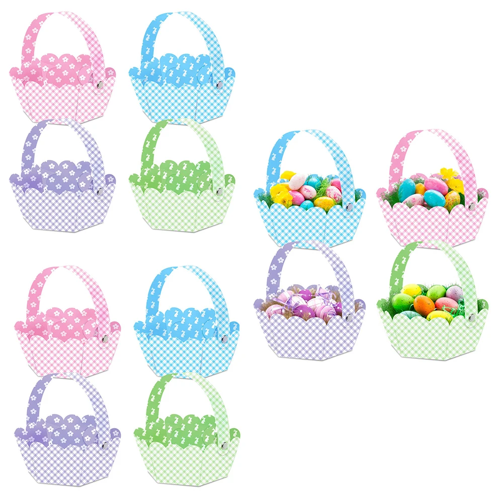 12pcs Delicate Easter DIY Baskets Adorable Egg Storage Baskets Festival Decors Kids Happy Easter Party Dessert Table Decoration
12pcs Delicate Easter DIY Baskets Adorable Egg Storage Baskets Festival Decors Kids Happy Easter Party Dessert Table Decoration