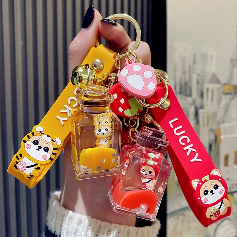 Small Shiba Inu Wishing Bottle Keychain Into Oil Acrylic Quicksand Car Key Ring Trendy Fashion Bag Pendant Accessories
Small Shiba Inu Wishing Bottle Keychain Into Oil Acrylic Quicksand Car Key Ring Trendy Fashion Bag Pendant Accessories