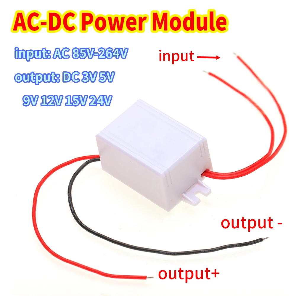 Модуль питания AC-DC AC 110V 220V 230V To DC 3V 5V 9V 12V 15V 24V Mini Buck Converter 3W Светодиодный изолированный стабилизатор напряжения
Модуль питания AC-DC AC 110V 220V 230V To DC 3V 5V 9V 12V 15V 24V Mini Buck Converter 3W Светодиодный изолированный стабилизатор напряжения