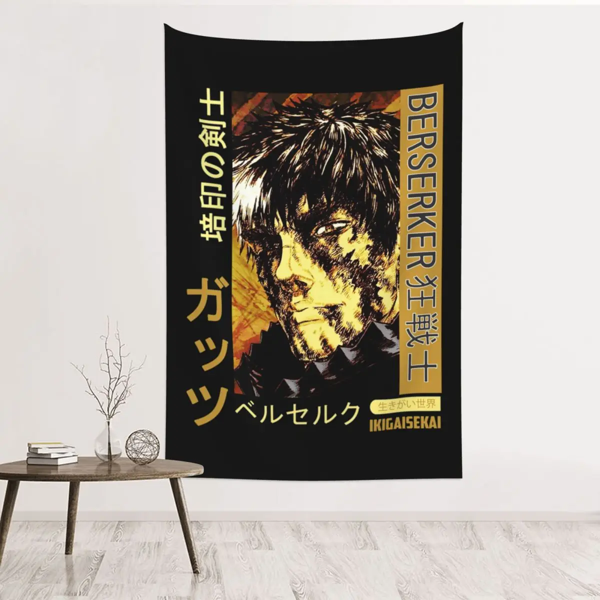 Berserk Guts Black Swordman Tapestry Wall Hanging Printed Fabric Wall Tapestry Anime Art Blanket Room Home Decor Wall Cloth
Berserk Guts Black Swordman Tapestry Wall Hanging Printed Fabric Wall Tapestry Anime Art Blanket Room Home Decor Wall Cloth